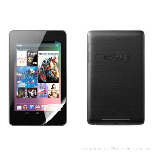 Crystal clear mobile phone screen protector for Google nexus 7, anti-scratch/-fingerprint